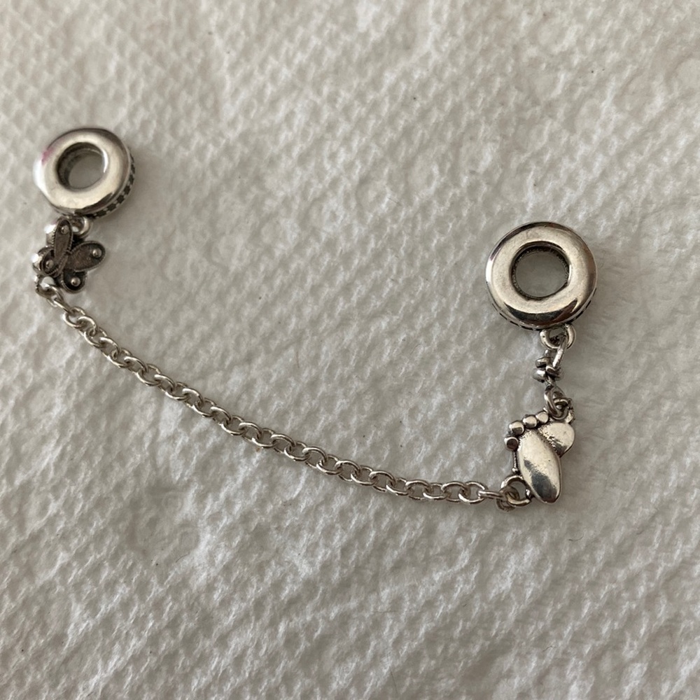 Butterfly s925 safety chain